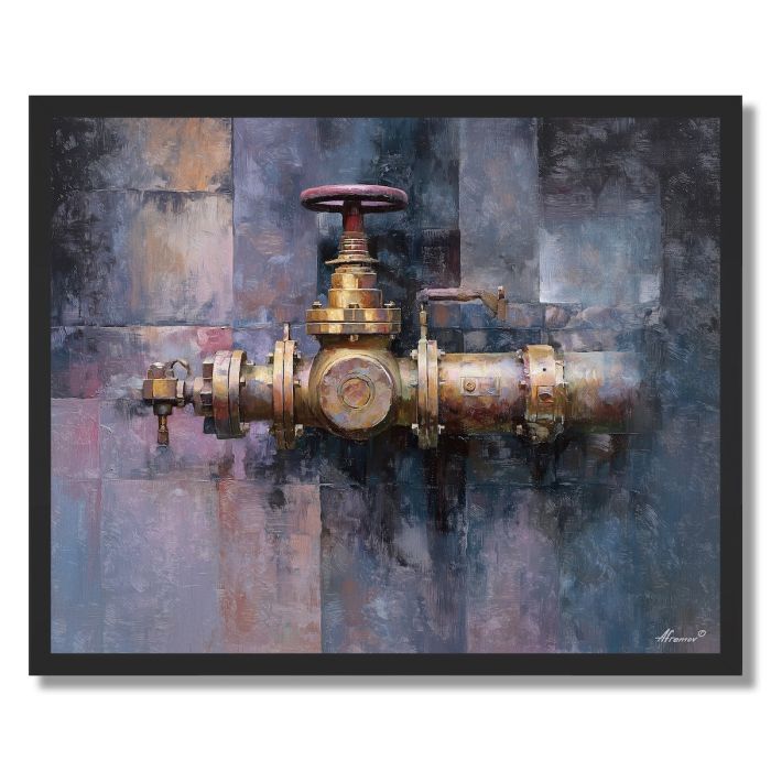 BRASS VALVE - FRAMED