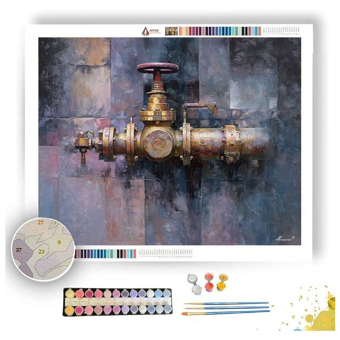 BRASS VALVE - Paint by Numbers Full Kit