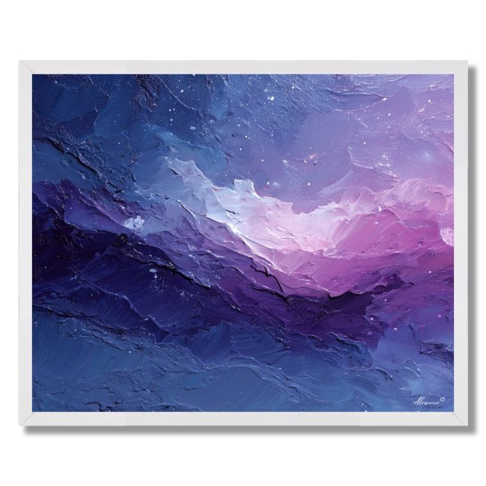 FLOAT BLUR FLUID - FRAMED