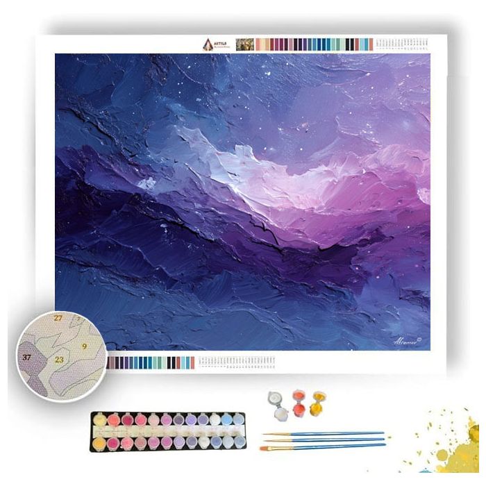 FLOAT BLUR FLUID - Paint by Numbers Full Kit