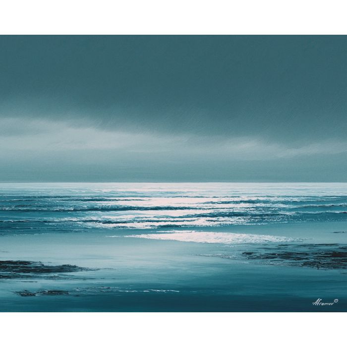 quiet, still, soft, open, bare, calm, silent, clean, light, simple, palette knife, oil painting, impasto, texture, layered paint, expressive surface, color depth, atmospheric, visual mood, art