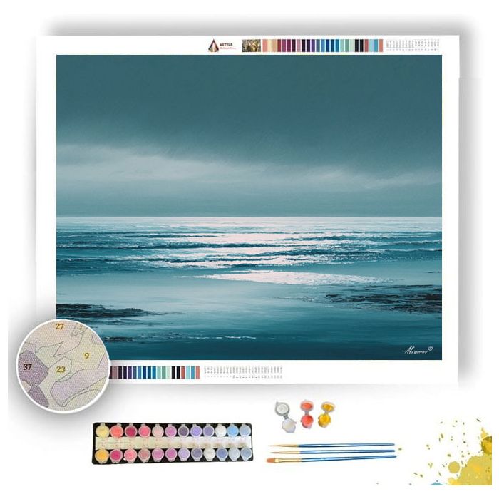 SILENT OPEN CALM - Paint by Numbers Full Kit