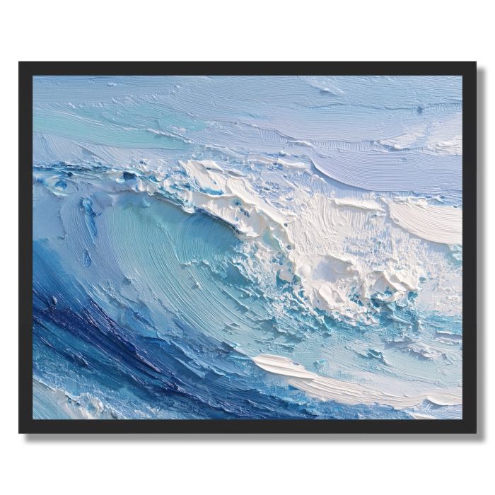 FOAM PEARL BLUE - FRAMED