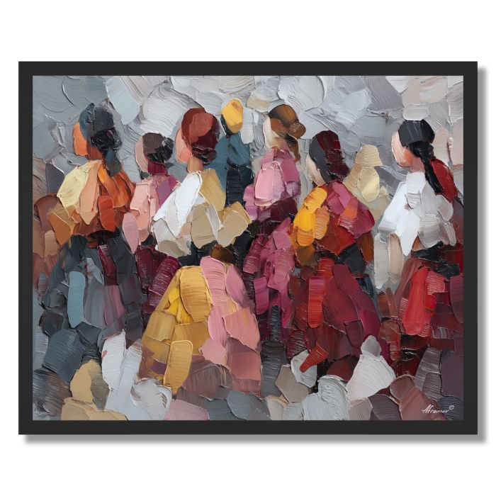 LINKED WHOLE GATHER - FRAMED