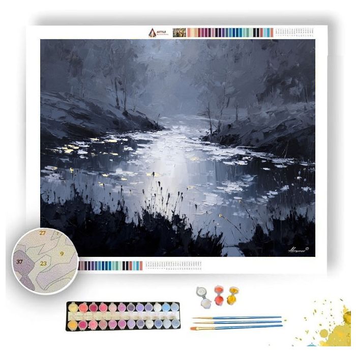 SHADOW SOFT LOW - Paint by Numbers Full Kit