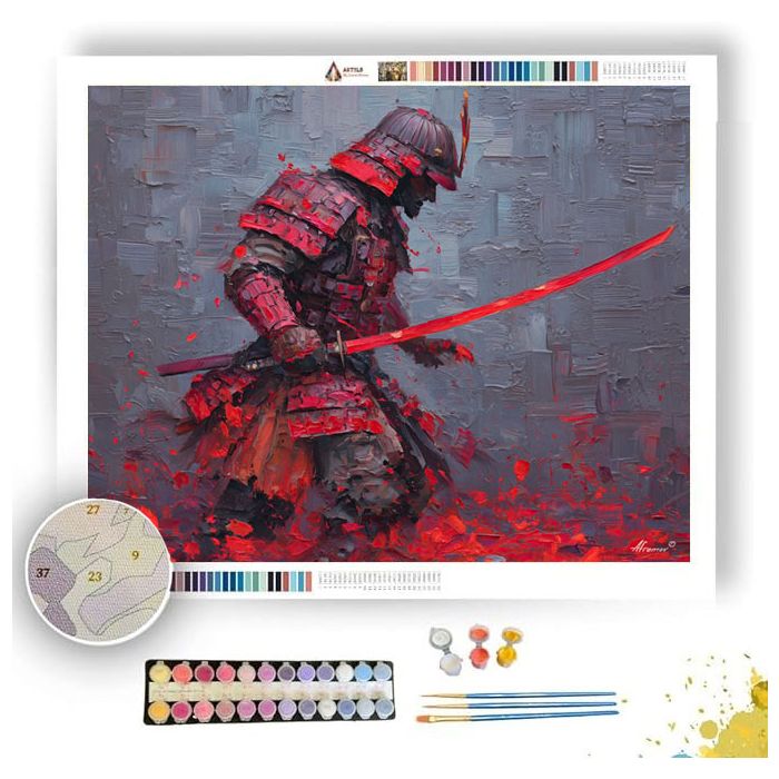 CRIMSON BLADE - Paint by Numbers Full Kit