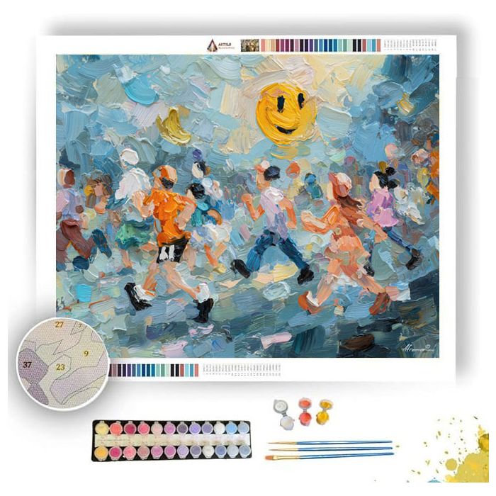 HAPPY POP - Paint by Numbers Full Kit