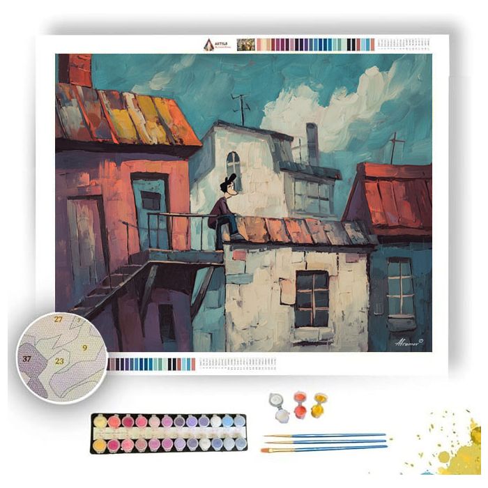 SIMPLE ODD - Paint by Numbers Full Kit