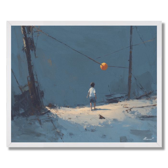 ODD BOUNCE PLAYFUL - FRAMED