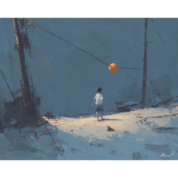 bright, playful, odd, happy, simple, bold, fun, quick, color, cheer, palette knife, oil painting, impasto, texture, layered paint, expressive surface, color depth, atmospheric, visual mood, art