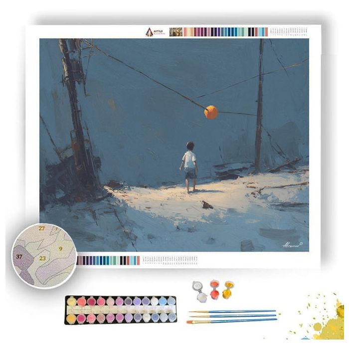 ODD BOUNCE PLAYFUL - Paint by Numbers Full Kit