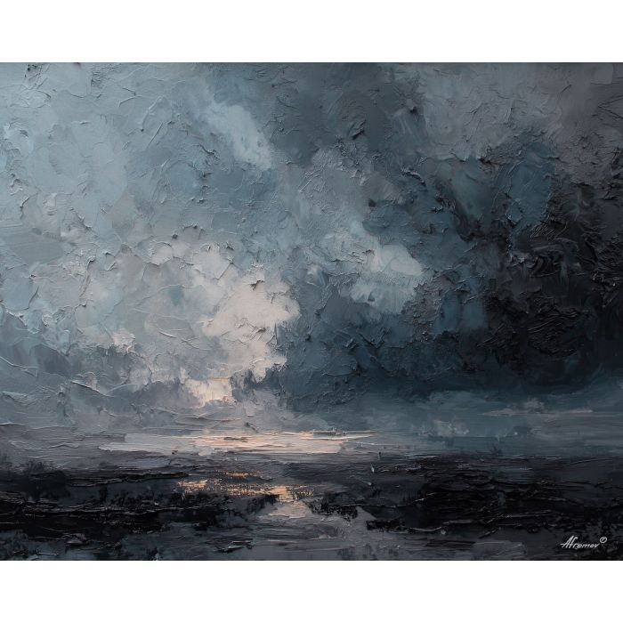 faded, ash, shadow, muted, drift, low, broken, deep, soft, dark, palette knife, oil painting, impasto, texture, layered paint, expressive surface, color depth, atmospheric, visual mood, art