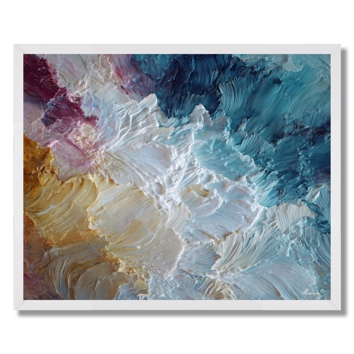 BLUR PULSE WAVE - FRAMED