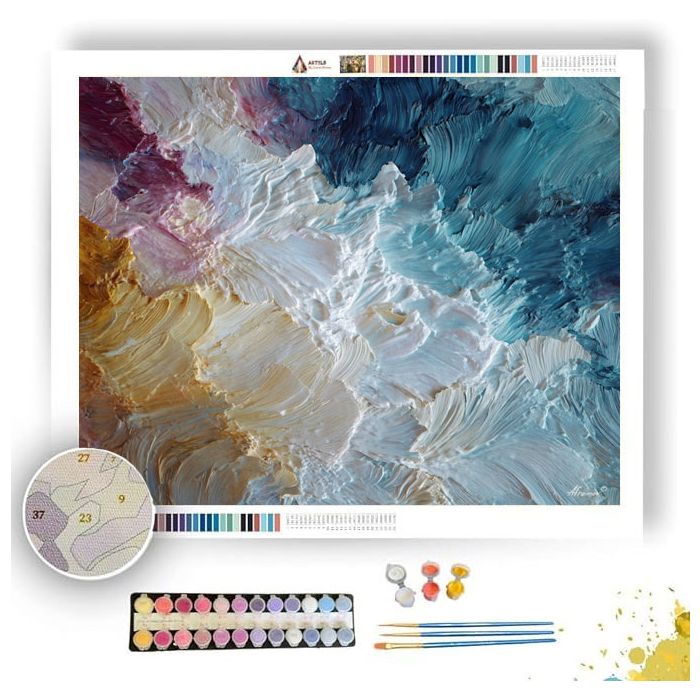 BLUR PULSE WAVE - Paint by Numbers Full Kit