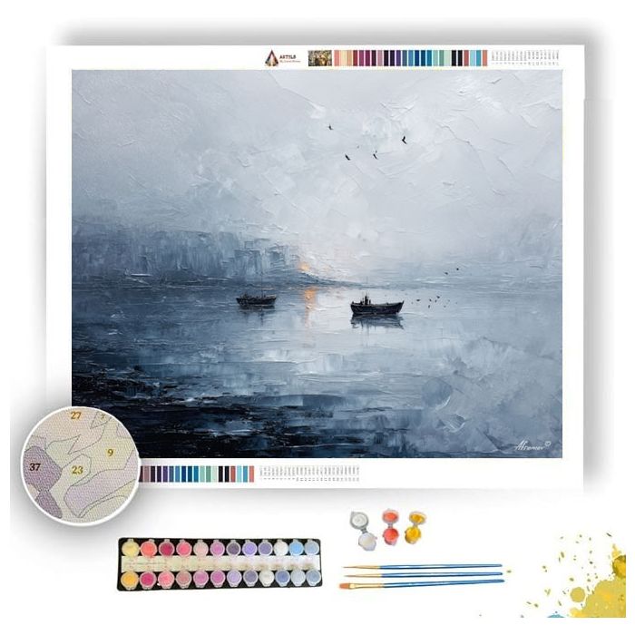STILL QUIET SOFT - Paint by Numbers Full Kit