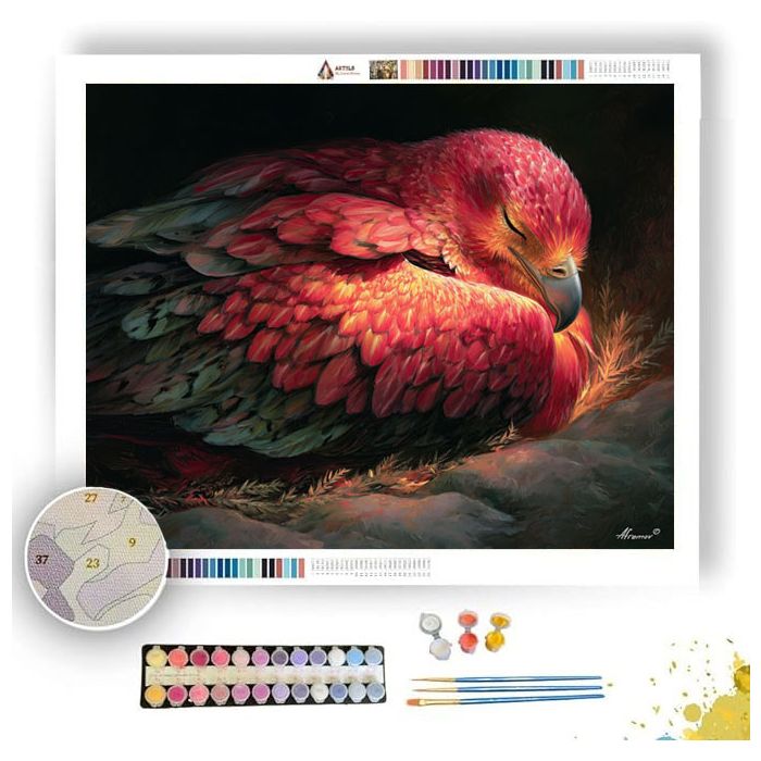 EMBER FEATHER PHOENIX - Paint by Numbers Full Kit