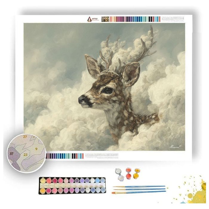 CLOUD ANTLER FAWN - Paint by Numbers Full Kit