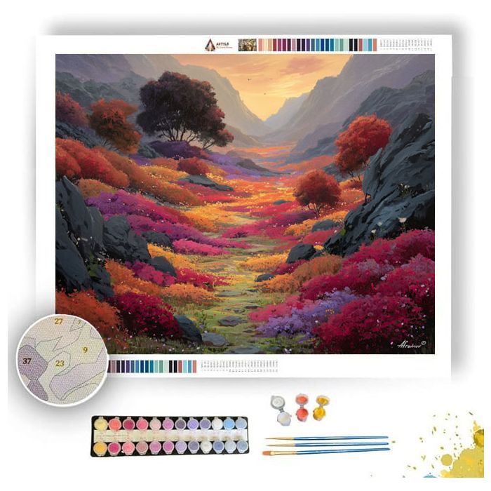 EMBER BLOOM VALLEY - Paint by Numbers Full Kit