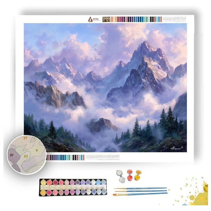CLOUD VEIL RIDGE - Paint by Numbers Full Kit
