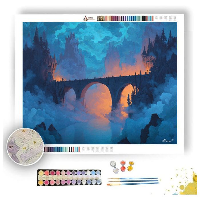 LUMINOUS CROSSING - Paint by Numbers Full Kit