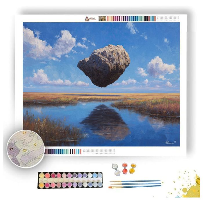 FLOATING ROCK STILL - Paint by Numbers Full Kit