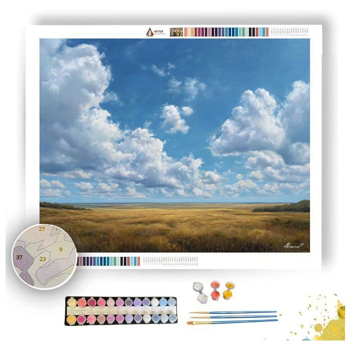 PRAIRIE SKY EXPANSE - Paint by Numbers Full Kit