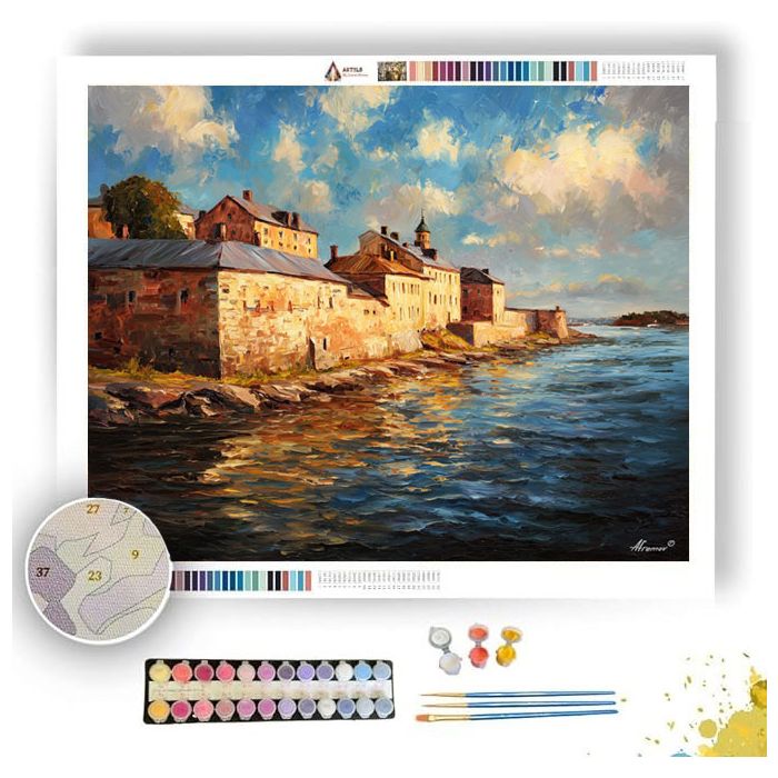 SUOMENLINNA SHORE - Paint by Numbers Full Kit