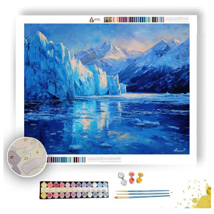 PERITO MORENO GLACIER - Paint by Numbers Full Kit