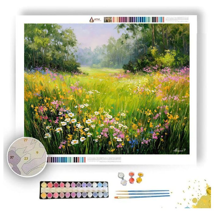 DUTCH SPRING MEADOW - Paint by Numbers Full Kit