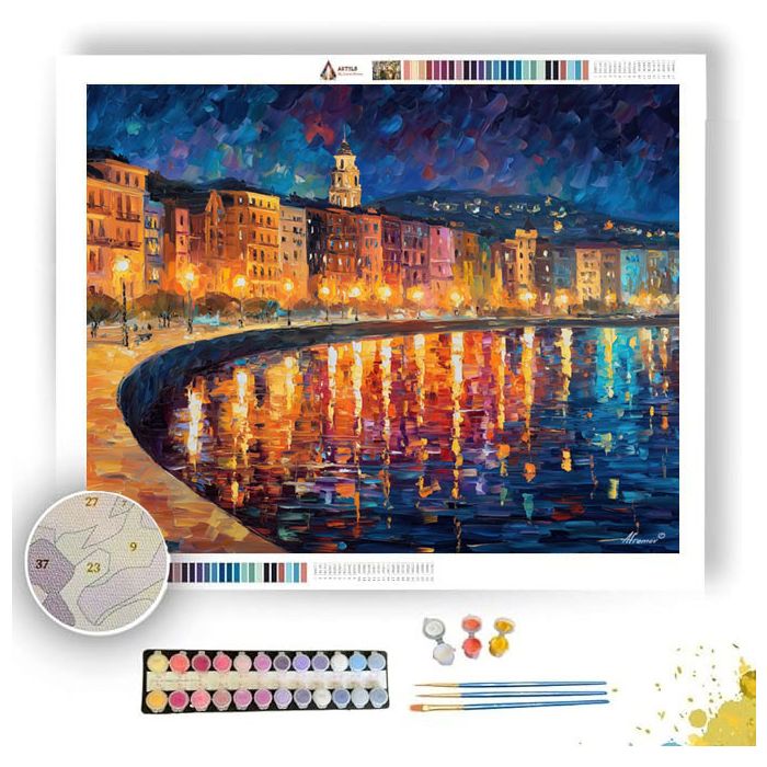 SAN SEBASTIAN BAY - Paint by Numbers Full Kit