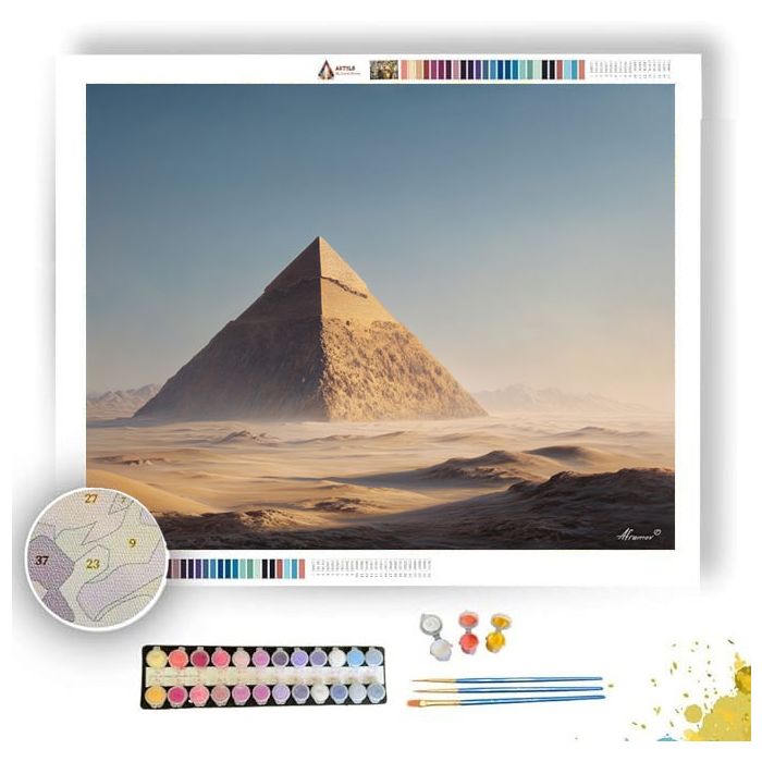 GREAT PYRAMID SILENCE - Paint by Numbers Full Kit