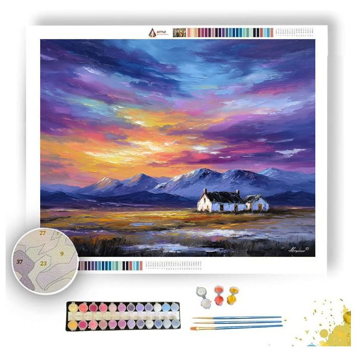ICELANDIC FARMSTEAD - Paint by Numbers Full Kit