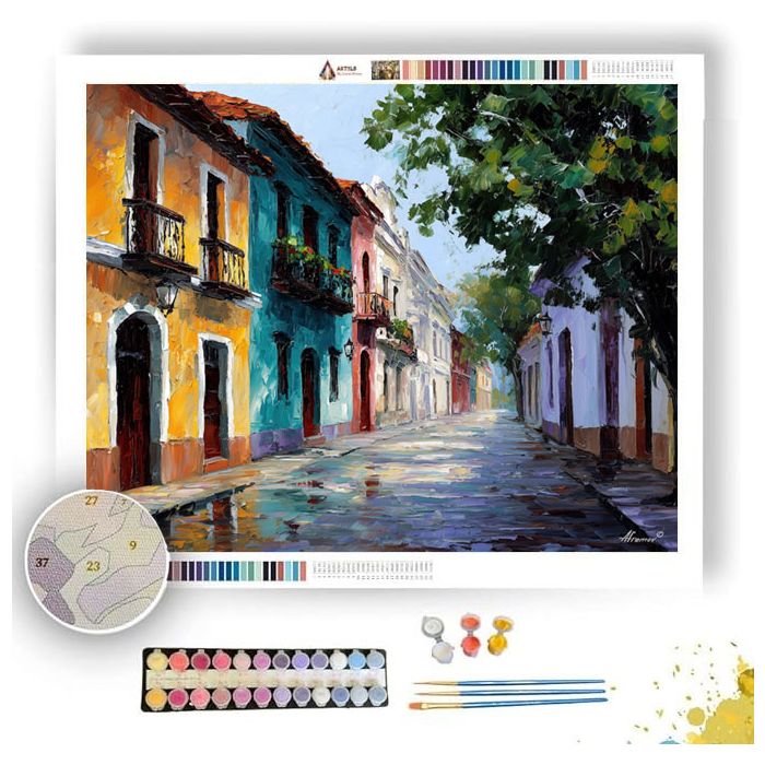 SALTA COLONIAL STREET - Paint by Numbers Full Kit