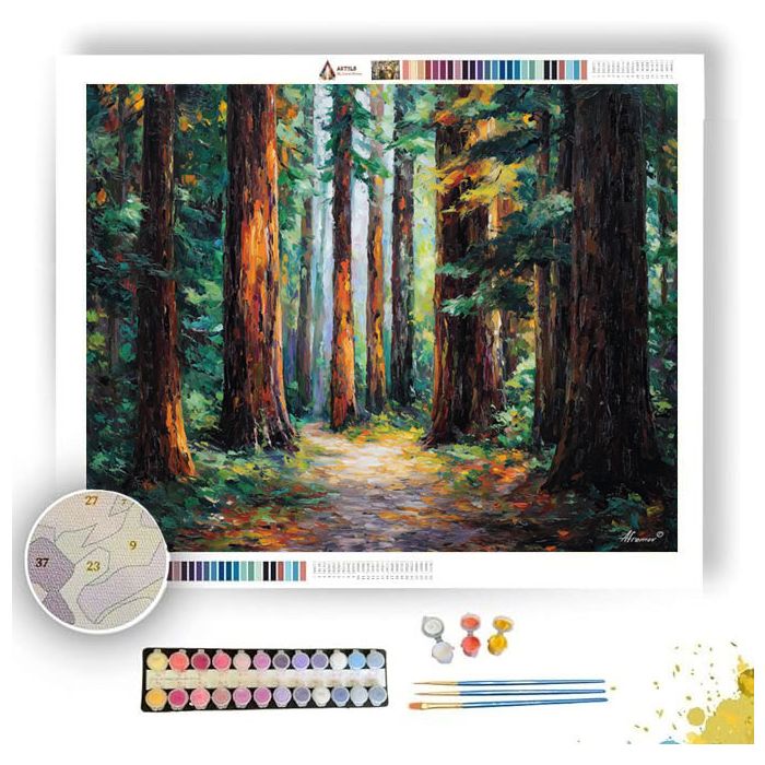 KAURI FOREST PATH - Paint by Numbers Full Kit