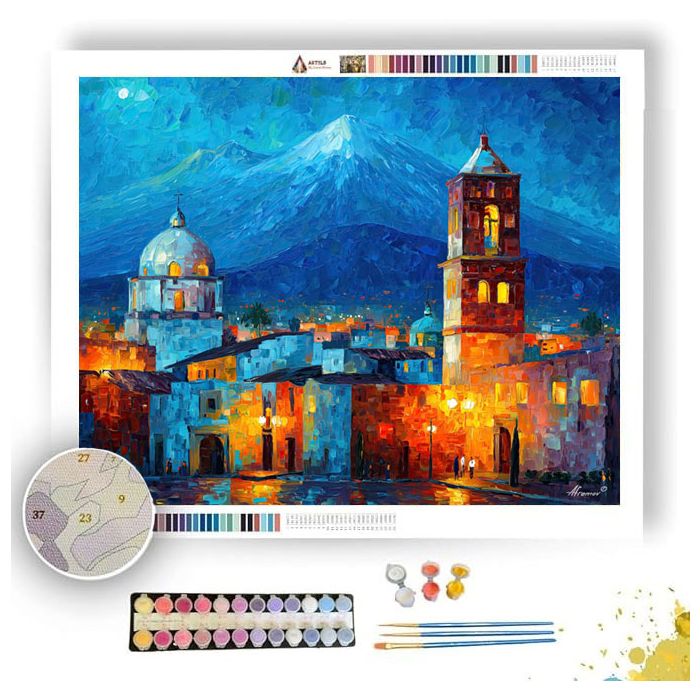 AREQUIPA WHITE CITY - Paint by Numbers Full Kit