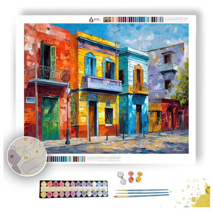LA BOCA COLORS - Paint by Numbers Full Kit