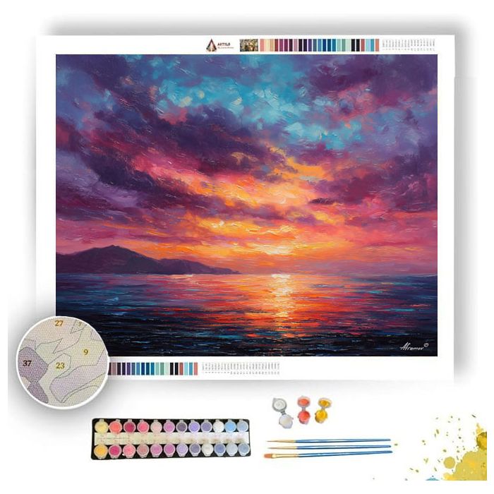 COOK STRAIT HORIZON - Paint by Numbers Full Kit