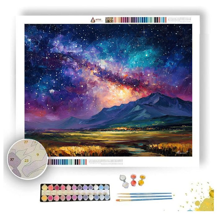 PERUVIAN NIGHT SKY - Paint by Numbers Full Kit