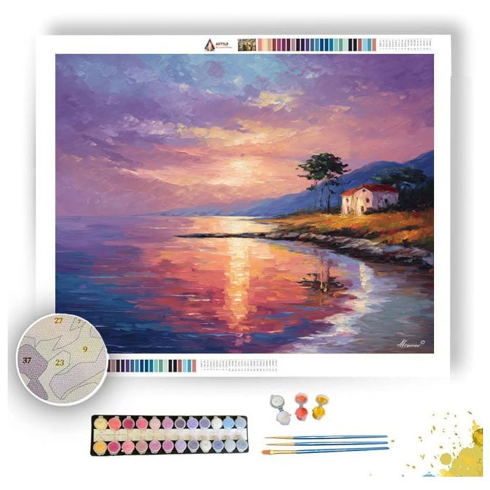 FRENCH COAST DAWN - Paint by Numbers Full Kit