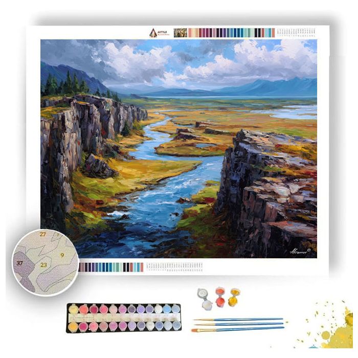 THINGVELLIR RIFT - Paint by Numbers Full Kit