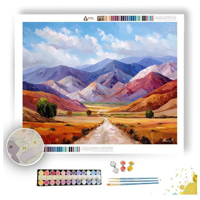 ARGENTINE DESERT VALLEY - Paint by Numbers Full Kit