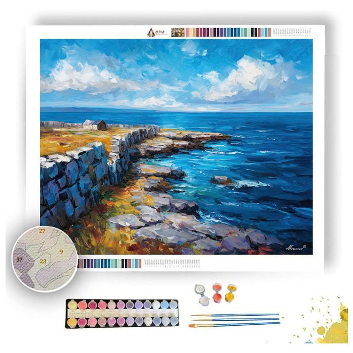 ARAN ISLANDS SHORE - Paint by Numbers Full Kit