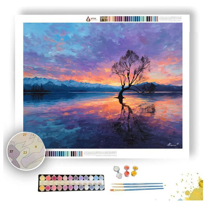 WANAKA TREE STILL - Paint by Numbers Full Kit