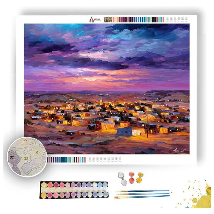 COOBER PEDY DUSK - Paint by Numbers Full Kit