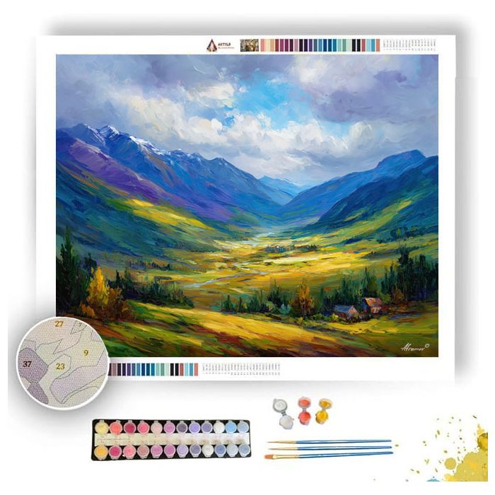 JASPER VALLEY CLOUDS - Paint by Numbers Full Kit