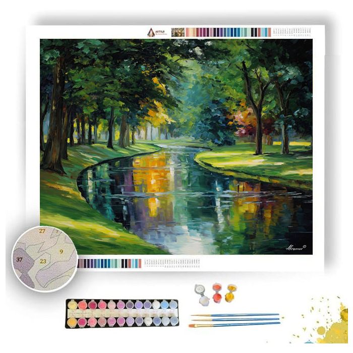 ODENSE RIVER SCENE - Paint by Numbers Full Kit