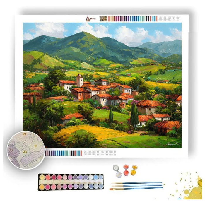 BRAZILIAN HILL VALLEY - Paint by Numbers Full Kit
