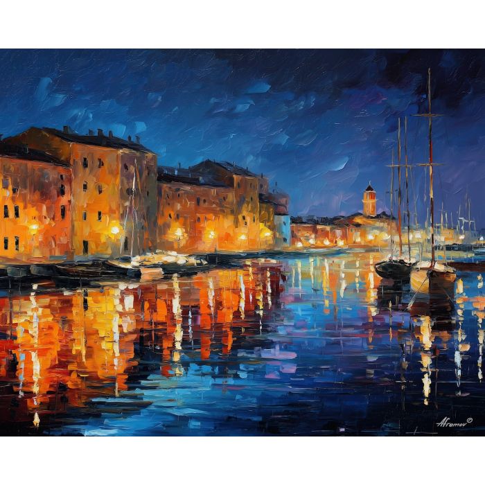 alexandria harbor,egypt coast,oil painting,afremov style