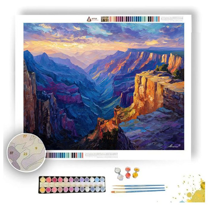 COPPER CANYON DEPTHS - Paint by Numbers Full Kit