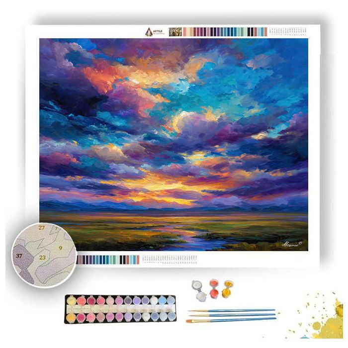 ICELANDIC OPEN SKY - Paint by Numbers Full Kit
